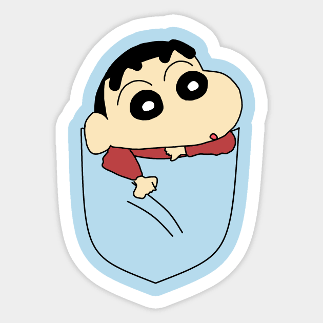 Pocket Shin Chan Sticker by anghela